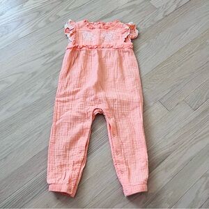 Cat & Jack Floral Gauze Onesie Size 24M